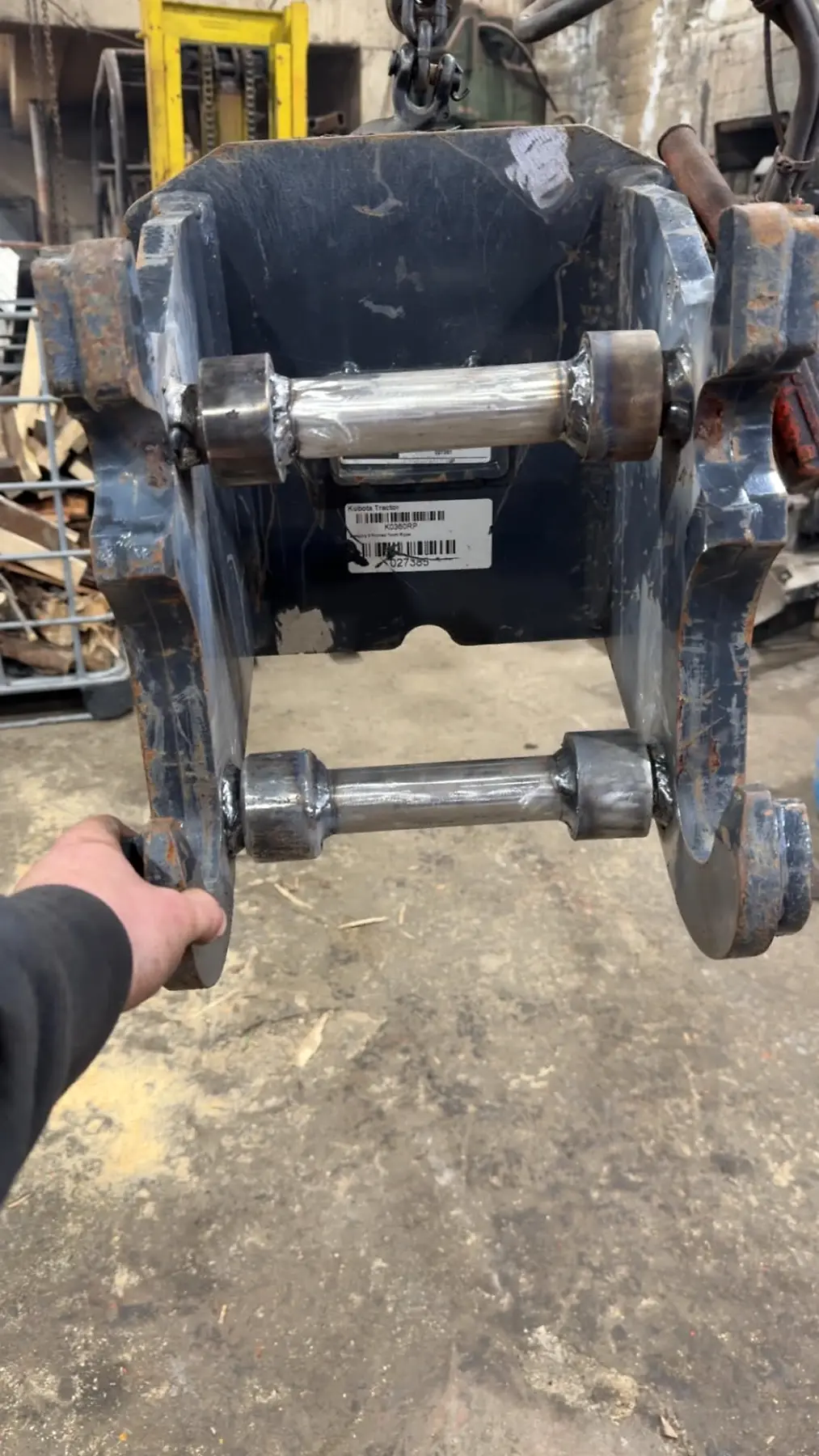 Assemblage de machinerie remis en état avec axes et bagues reconstruits